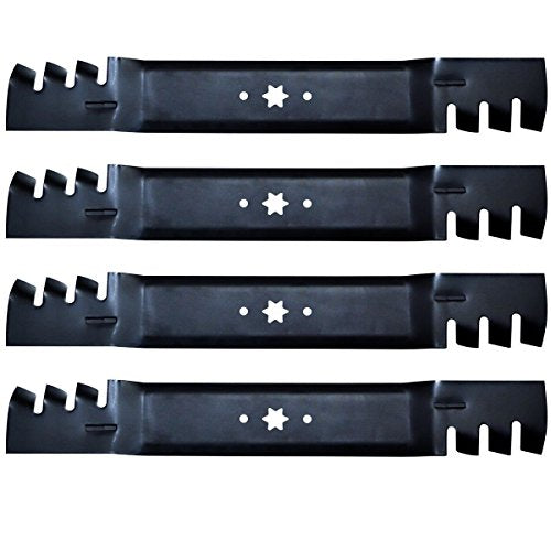 4PK Mulching Lawn Mower Blades Replacement for Cub Cadet MTD Troy Bilt 742-04126, 742-0616, 942-04126, 942-04126-X, 942-04308-X, 942-0616-X, 942-0616A