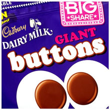 Load image into Gallery viewer, Cadbury Milk Chocolate Giant Buttons Sharing Bag 275 G (Pack Of 5)

