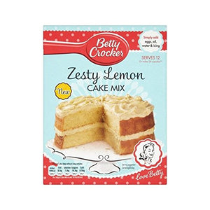 Betty Crocker Zesty Lemon Cake 425g - Pack of 6