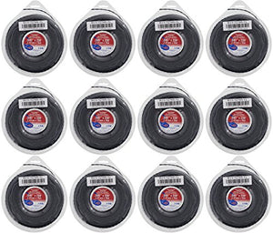 12 Pack of Vortex Trimmer Line 12165, 0.095 X 230' 1 LB Donuts