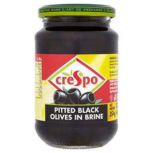 Crespo Pitted Black Olives 354g
