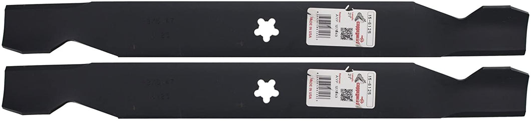 Rotary (2) High-Lift Blades for Craftsman 127843, 138498, 138971, 42