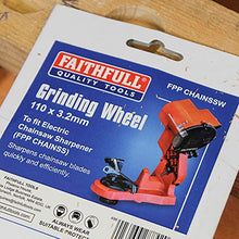Load image into Gallery viewer, Faithfull Chainsaw Sharpener Wheel 110x3.2mm
