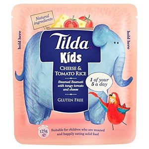 Tilda Kids Cheese & Tomato Rice 125g
