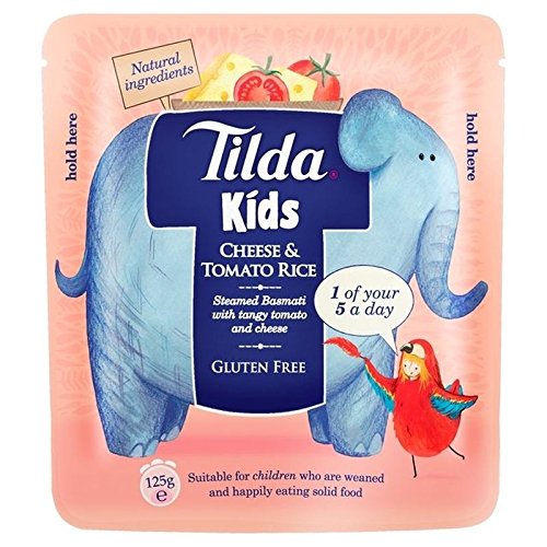 Tilda Kids Cheese & Tomato Rice 125g