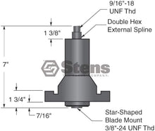 Load image into Gallery viewer, Stens 285-456 Spindle Assembly Replaces AYP 130794 Husqvarna 532 13 07-94
