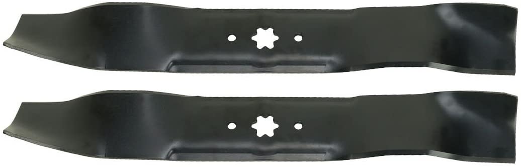 USA Mower Blades (2) High Lift for MTD 742-0610A-0637, GW-7420610, 38