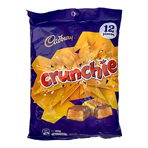 Cadbury Crunchie Bar Treat Size - 12pk