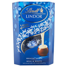 Load image into Gallery viewer, Lindt - Lindor Winter Edition - Milk &amp; White Cornet - 200g
