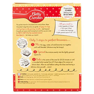 Betty Crocker Chocolate Fudge Brownie Mix, 415 g