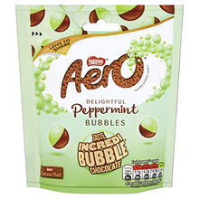 Load image into Gallery viewer, Original Aero Bubbles Peppermint Pouch Imported From The UK England British Chocolate Nestle Aero Bubbles Peppermint 102g
