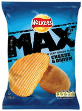 Load image into Gallery viewer, Walkers Max Cheese and Onion 50 g (Pack of 32)
