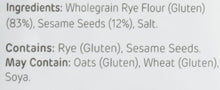 Load image into Gallery viewer, Ryvita Sesame Rye Crisp Bread, 8.8 oz
