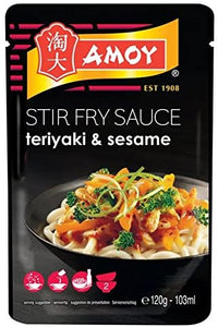 Amoy Teriyaki & Toasted Sesame Seeds Stir Fry Sauce 120g