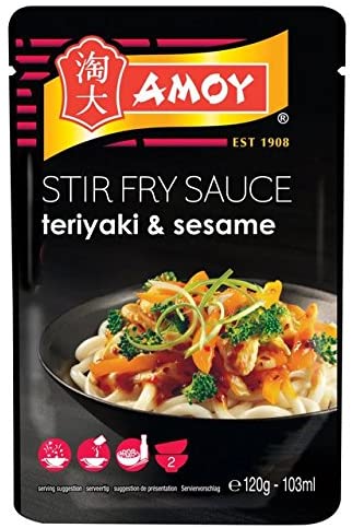 Amoy Teriyaki & Toasted Sesame Seeds Stir Fry Sauce 120g