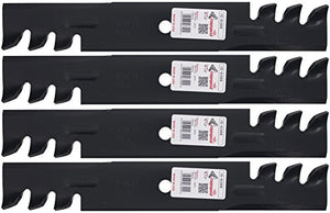 Rotary 4 Mulching Blades for Wright 71440002, Hustler 795757, 32" 48" Deck