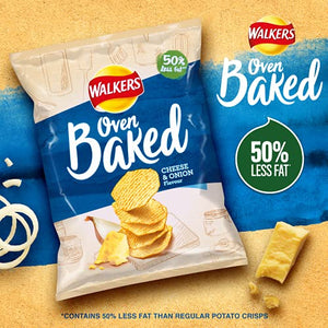 Baked Walkers Cheese and Onion 37.5 g (Pack of 32)