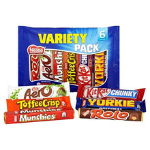 Load image into Gallery viewer, British Chocolate Variety Mix. Rolos, Aero, Munchies, Toffee Crisp, Kit Kat, Yorkie
