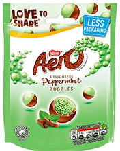 Load image into Gallery viewer, Original Aero Bubbles Peppermint Pouch Imported From The UK England British Chocolate Nestle Aero Bubbles Peppermint 102g
