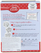 Load image into Gallery viewer, Betty Crocker Choc Chunk Muffin Mix 335g
