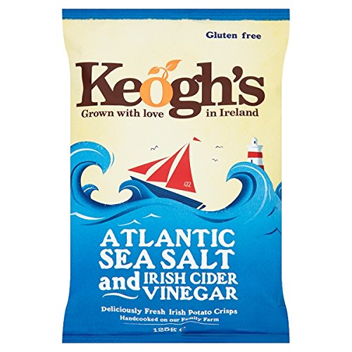 10 PACK - Atlantic Sea Salt & Irish Cider Vinegar Crisps 50g