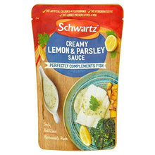 Load image into Gallery viewer, Schwartz Creamy Lemon &amp; Parsley Sauce for Fish 300g
