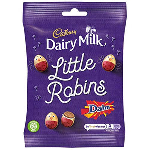 Cadbury Dariy Milk Daim Little Robins 86g (Case of 22)