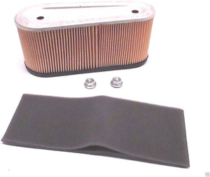 2 Pack, Air Filters Plus Pre-Filters - Compatible with: Tecumseh Air Filter 36356, Pre-Filter 36357