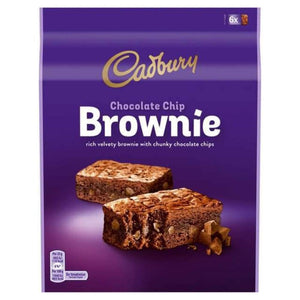 Cadbury Chocolate Chip Brownies (Item Contains 6 Bars) 150g