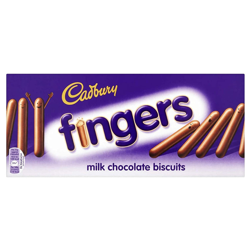 Cadbury Milk Chocolate Fingers - 114g