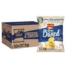 Load image into Gallery viewer, Baked Walkers Cheese and Onion 37.5 g (Pack of 32)
