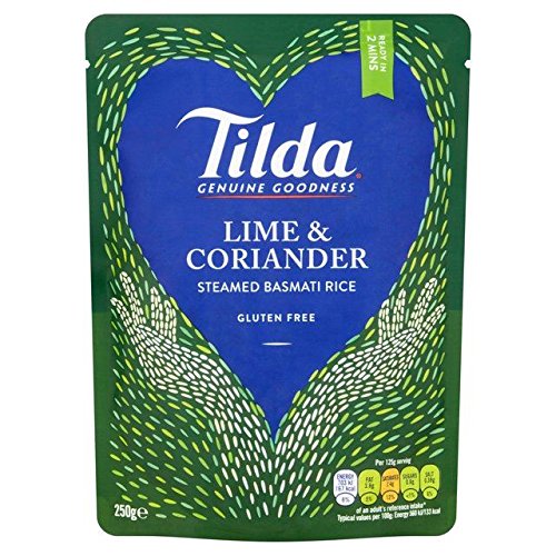 Tilda Steamed Basmati Lime & Coriander - 250g (0.55lbs)