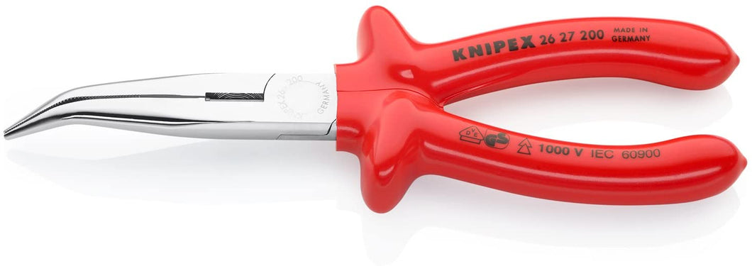 26 27 200 Stork Beak Pliers with Dipped Insulation