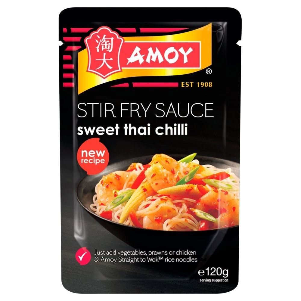 Amoy Straight to Wok Sweet Thai Chilli Stir Fry Sauce (120g) - Pack of 2