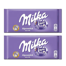 Load image into Gallery viewer, Milka (Germany) - Alpenmilch (Milk Chocolate) 3-Pack
