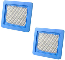 Load image into Gallery viewer, (2 Pack) Air Filter Replaces Briggs &amp; Stratton # 491588S Flat Air Filter Cartridge
