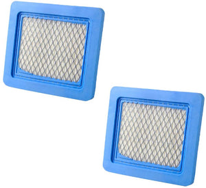 (2 Pack) Air Filter Replaces Briggs & Stratton # 491588S Flat Air Filter Cartridge