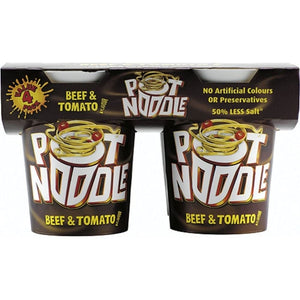 Pot Noodle Beef & Tomato Flavour (4x90g)