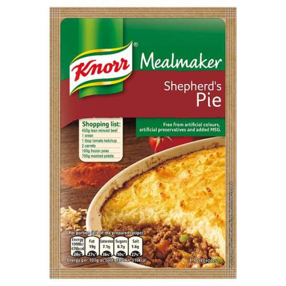 1 x Knorr Shepards Pie Mix 48g (1.7oz)