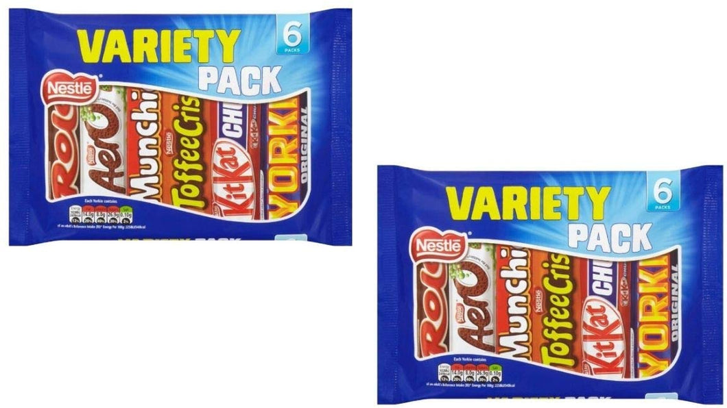 British Chocolate Variety Mix. Rolos, Aero, Munchies, Toffee Crisp, Kit Kat, Yorkie