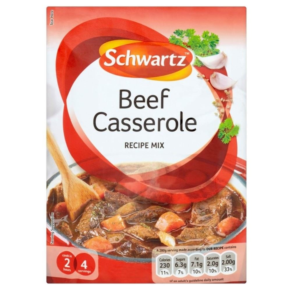 Schwartz Beef Casserole Recipe Mix (43g)