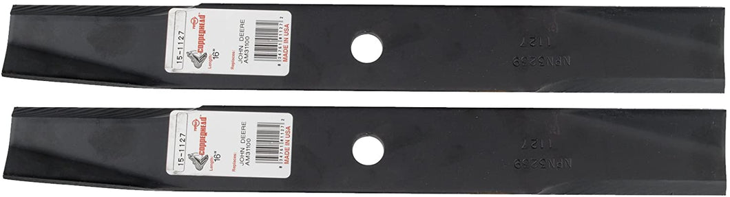 Rotary (2) 1127 Mower Blade fits John Deere M41967 M127466, 46
