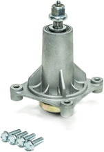 Load image into Gallery viewer, Mower Deck Rebuild Kit with Spindles Blades Belt Pulleys &amp; Bolts Compatible with Husqvarna YTH 20 K 46&quot;
