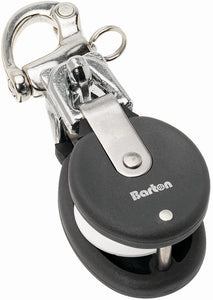 Barton Marine 90401 - Medium Snatch Block w/Stainless Snap Shackle (46647)