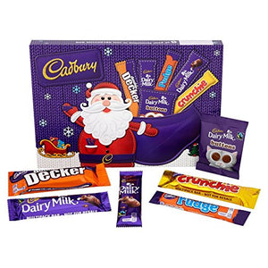 Cadbury Chocolate Assorted Santas (180-Gram Bag, Pack Of 8)