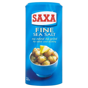 Saxa Fine Sea Salt (350g) - Pack of 6