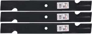 Rotary 3434 3 Mower Blades Bobcat Ferris Scag Snapper 21 Length 2-1/2 Width .2040 Thickness 5/8 Center Hole Fits 61" Deck
