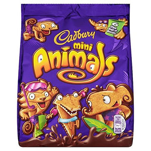 Cadburys Animals Mini Snack Packs 6 X 22G