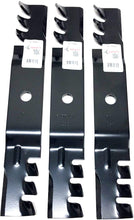Load image into Gallery viewer, Set of 3, Made In USA Heavy Duty Replacement Mulching Blades For John Deere M127500, M127673, or M145476
