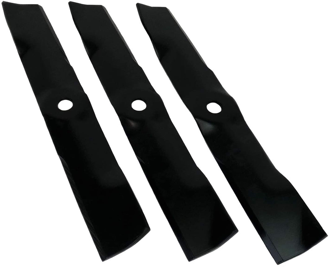 Set of 3 Blades Replaces John Deere M115495 Oregon 491-381 91-381 STENS 330-373